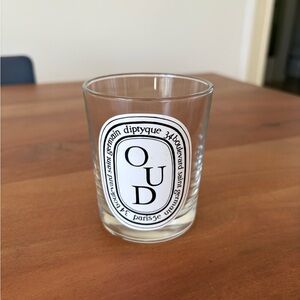 Diptyque Oud Glass Candle Holder